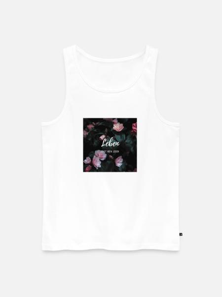 Es ist mein Leben - Männer Premium Bio Tank Top - Weiß