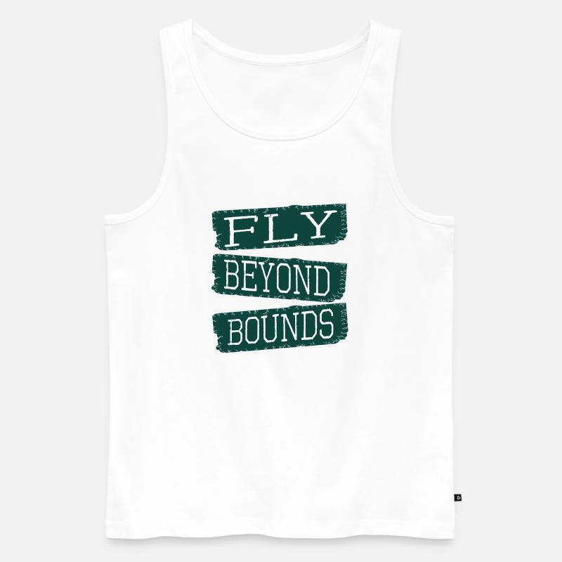 present imaginative minds innovative imagination - Männer Premium Bio Tank Top - Weiß