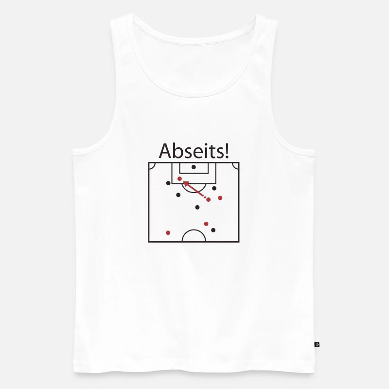 Abseits Erklärung - Männer Premium Bio Tank Top - Weiß