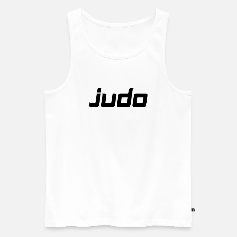 Judo Design - Männer Premium Bio Tank Top - Weiß