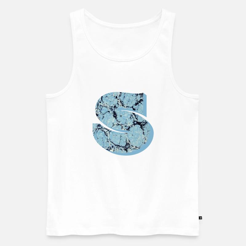 e 55 s - Männer Premium Bio Tank Top - Weiß