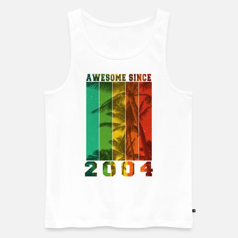 Großartig seit 2004 - Männer Premium Bio Tank Top - Weiß