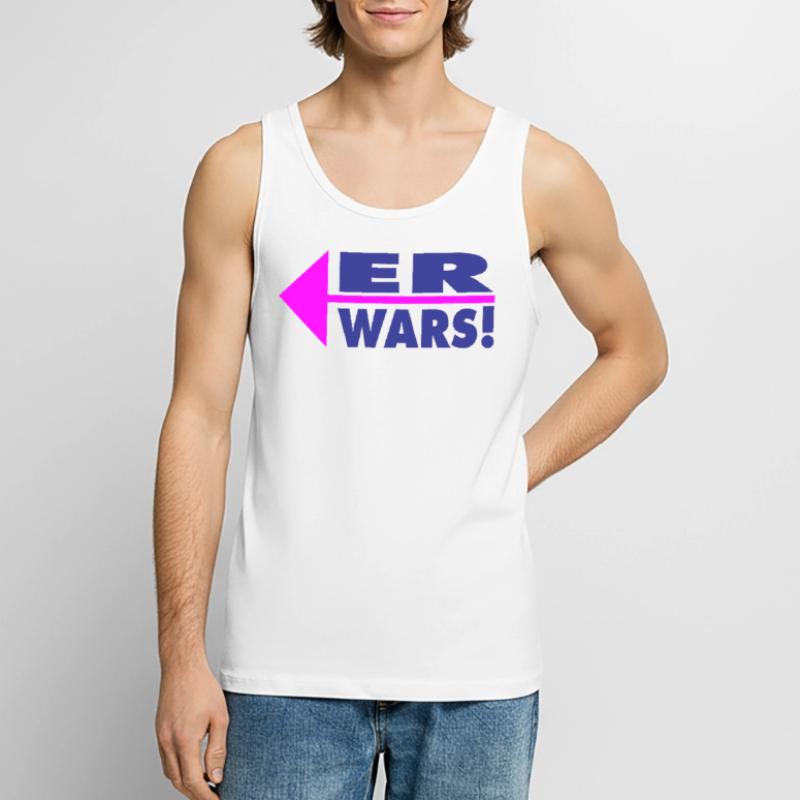 Er wars! Partner- oder Partyshirt Männer Premium Bio Tank Top
