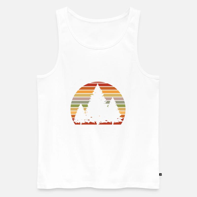 Tree Climbing - Männer Premium Bio Tank Top - Weiß