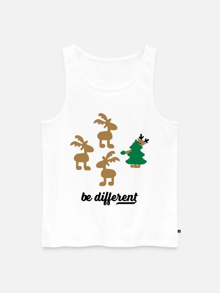 weihnachten - Männer Premium Bio Tank Top - Weiß