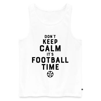 Football Time - Débardeur bio Premium Homme - blanc - Devant - Michal (187cm)