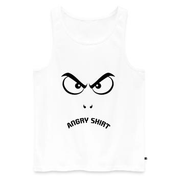 evil eye - Men's Premium Organic Tank Top - white - Front - AI Model Male 178 light (178cm)