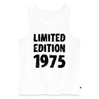 1975 édition limitée anniversaire cadeau femme mari - Débardeur bio Premium Homme - blanc - Devant - Michal (187cm)