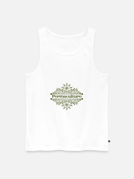 Permaculture - Débardeur bio Premium Homme - blanc