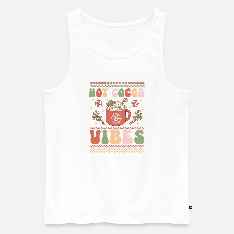 Hässlicher Weihnachtspullover - Männer Premium Bio Tank Top - Weiß