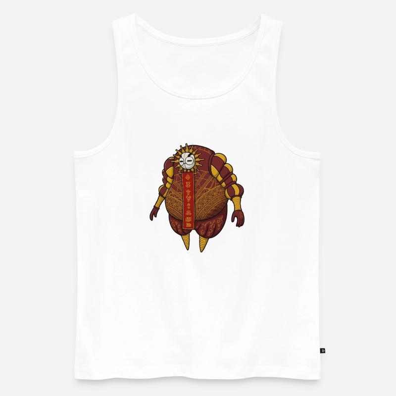 Chiaroscuro 33 - Männer Premium Bio Tank Top - Weiß