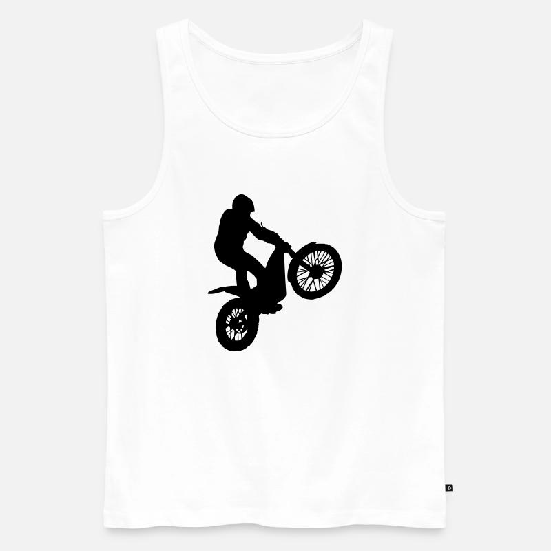 Trial - Männer Premium Bio Tank Top - Weiß
