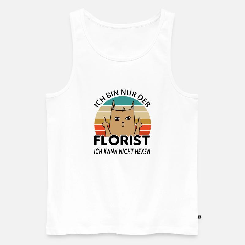 Florist - Männer Premium Bio Tank Top - Weiß