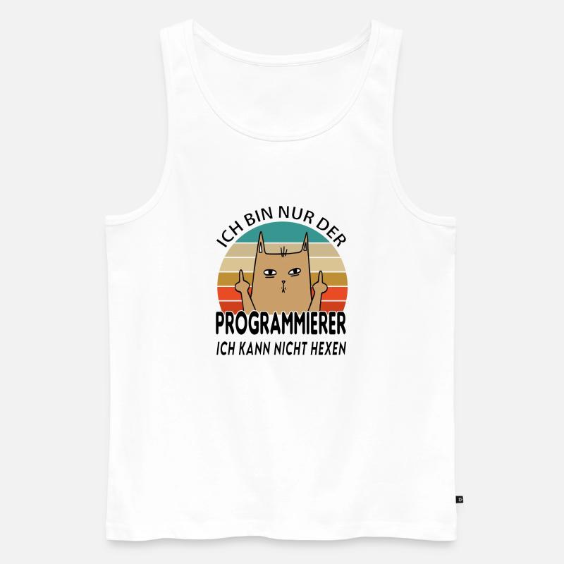 Programmierer - Männer Premium Bio Tank Top - Weiß