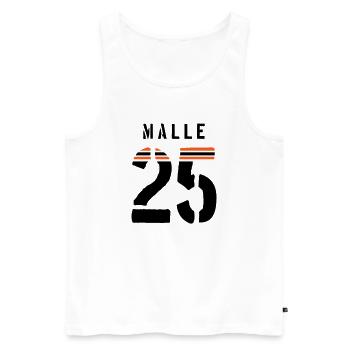 Malle 2025 Trikot - Männer Premium Bio Tank Top - Weiß - Vorne - Michal (187cm)