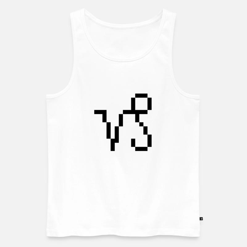 Steinbock - Männer Premium Bio Tank Top - Weiß