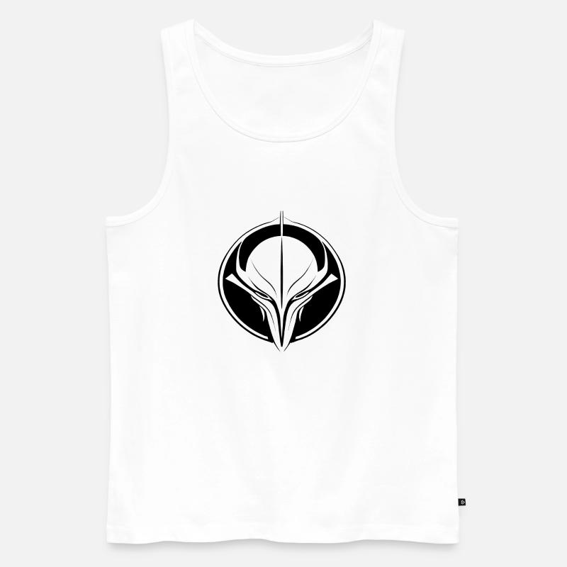 Außerirdisches Logo/1 - Männer Premium Bio Tank Top - Weiß