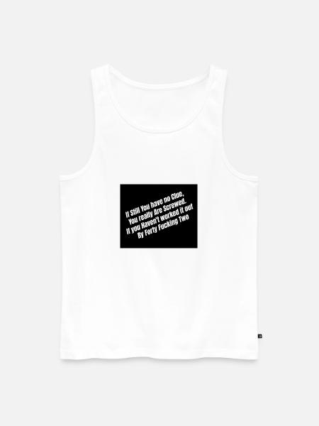 #GuidingTheGalaxy - Men's Premium Organic Tank Top - white