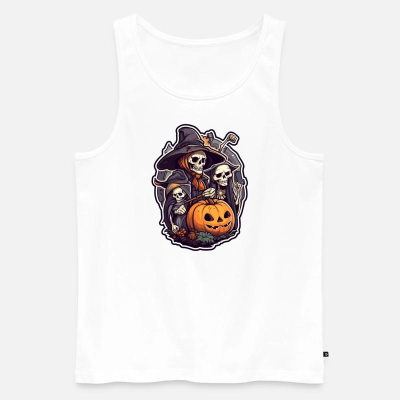 witch3 - Männer Premium Bio Tank Top - Weiß