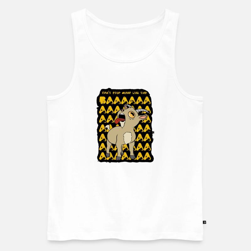 Can't stop doing like this - Männer Premium Bio Tank Top - Weiß