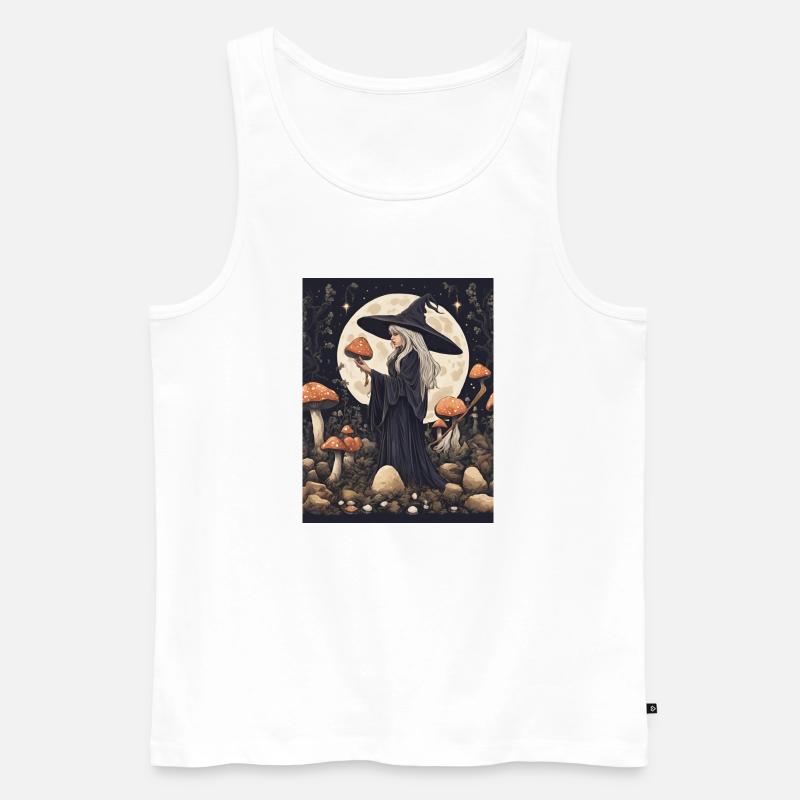 MinervaShop - Männer Premium Bio Tank Top - Weiß