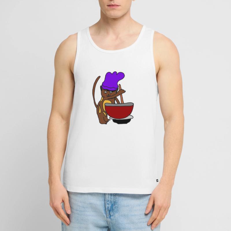 Cat Making Biscuits Meme Cat Making Biscuits Men's Premium Organic Tank Top