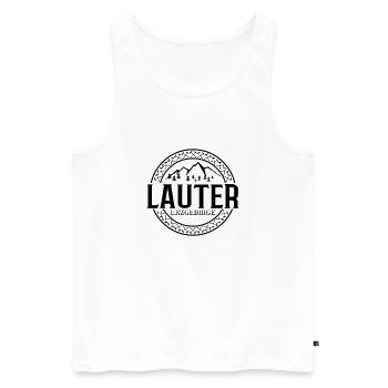 Lauter Erzgebirge - Männer Premium Bio Tank Top - Weiß - Vorne - Michal (187cm)