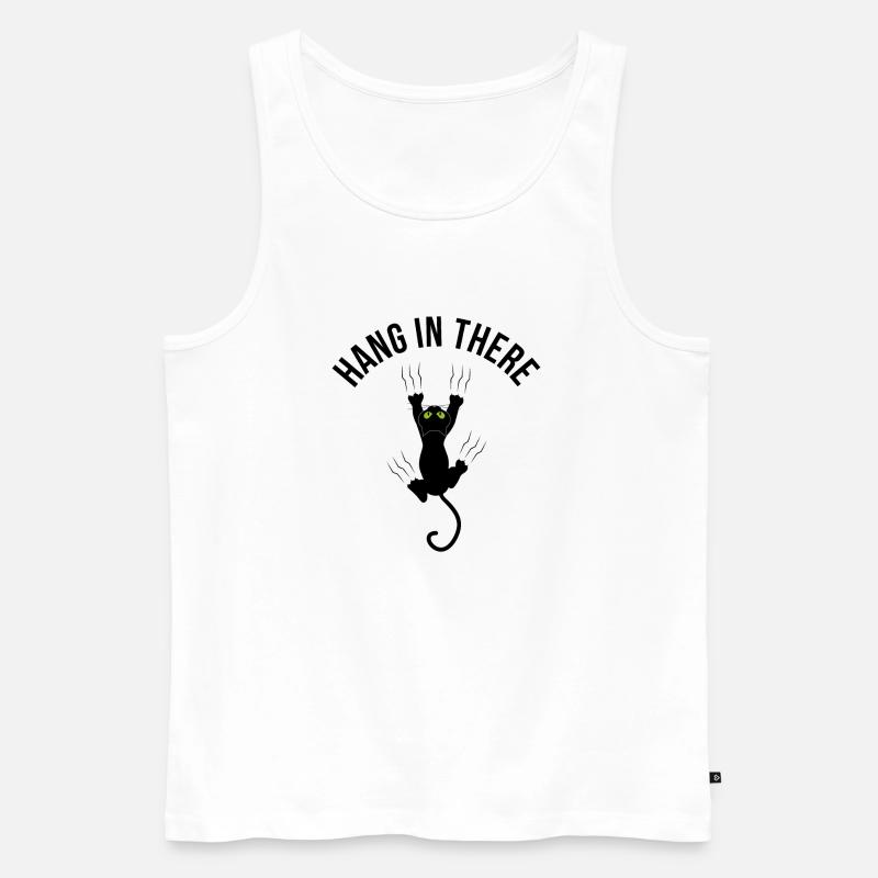 Halte Durch - Männer Premium Bio Tank Top - Weiß