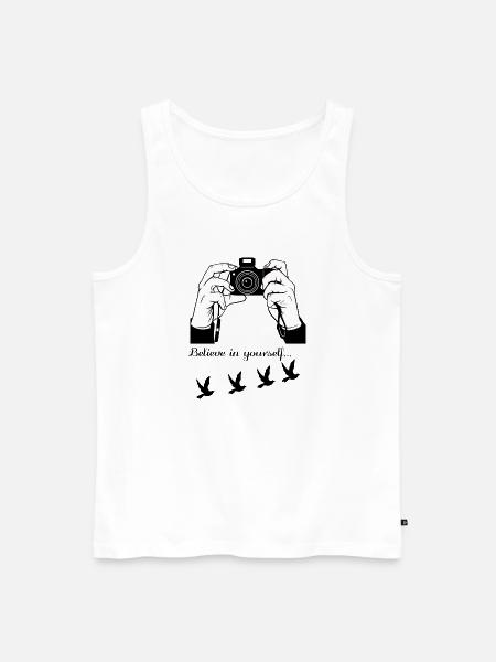 Photographer for passion - Men's Premium Organic Tank Top - white