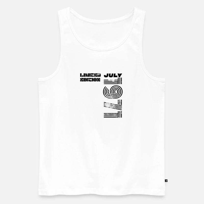 1971 - Männer Premium Bio Tank Top - Weiß