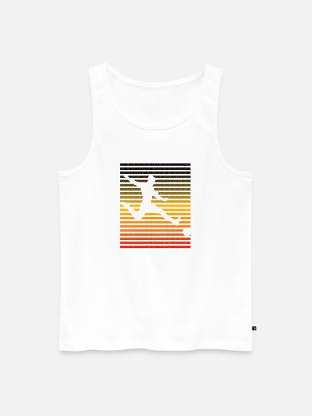 Fußball Deutschland - Männer Premium Bio Tank Top - Weiß