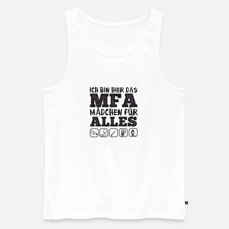 MFA Spruch - Männer Premium Bio Tank Top - Weiß