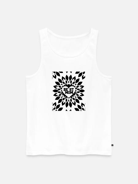 Best Mom - Männer Premium Bio Tank Top - Weiß