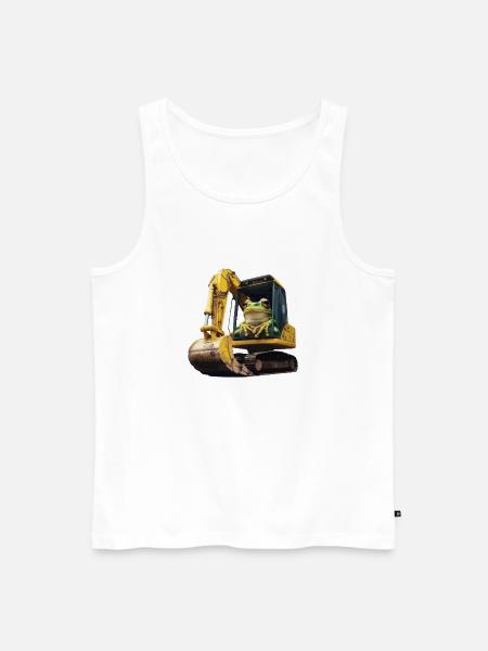 Frosch - Männer Premium Bio Tank Top - Weiß