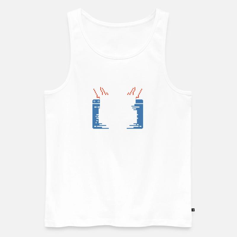 Coding Ninja Programmer Debugging Master - Men's Premium Organic Tank Top - white