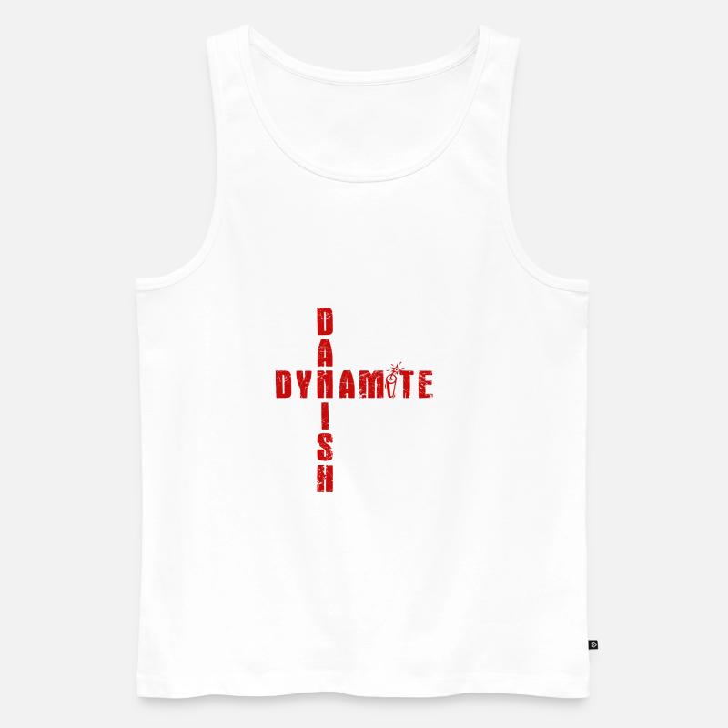 Danish Dynamite - Männer Premium Bio Tank Top - Weiß