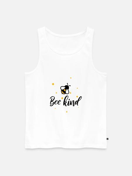 Bee kind sparkle - Men's Premium Organic Tank Top - white