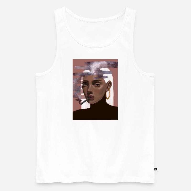 79381946 059E 4E42 90E6 2DEA7273C55C - Männer Premium Bio Tank Top - Weiß