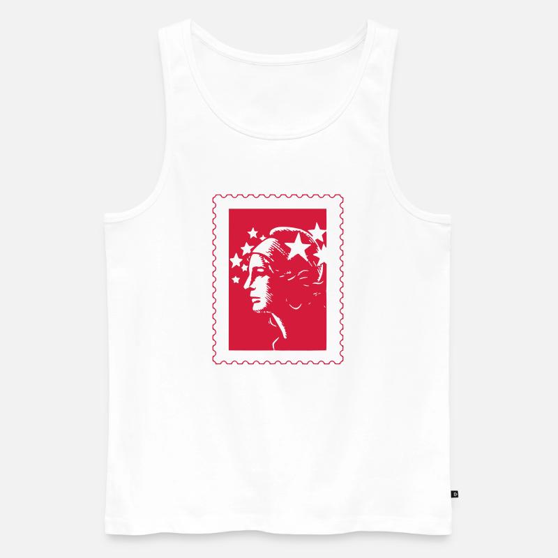 Bereits gestempelt (e) - Männer Premium Bio Tank Top - Weiß