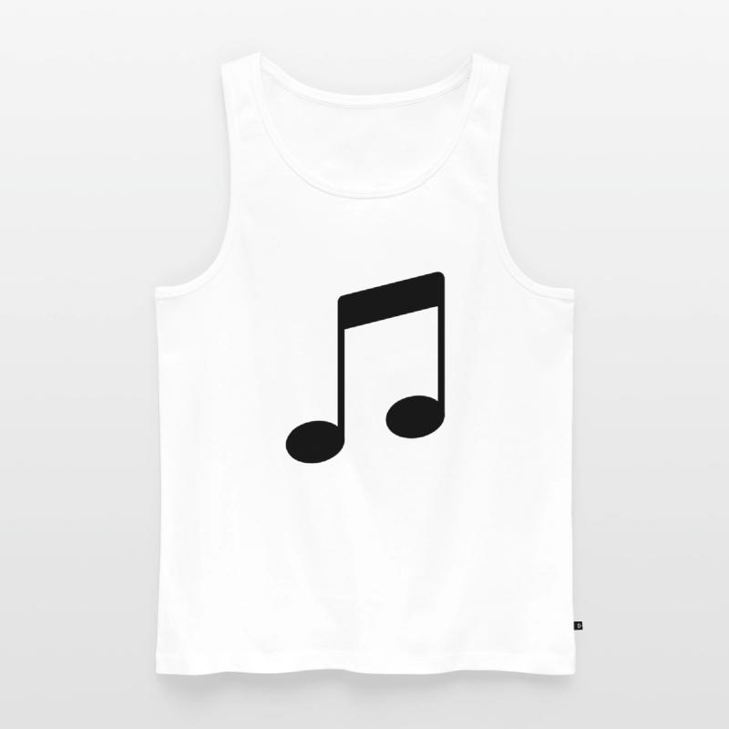 note_icon Männer Premium Bio Tank Top
