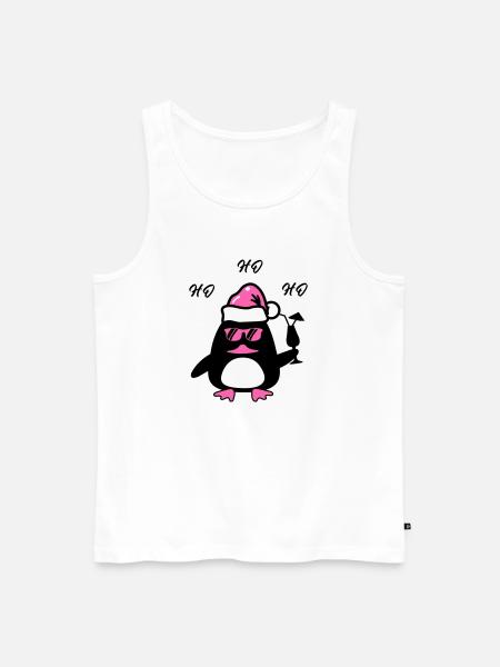 Beach Duck Christmas - Men's Premium Organic Tank Top - white