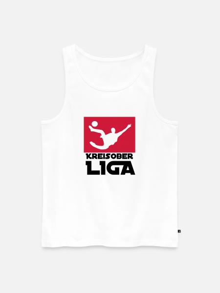 Kreisoberliga - Männer Premium Bio Tank Top - Weiß