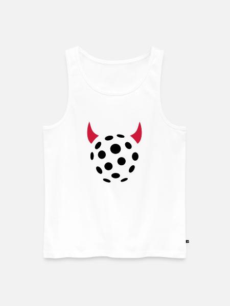 Floorball - Männer Premium Bio Tank Top - Weiß