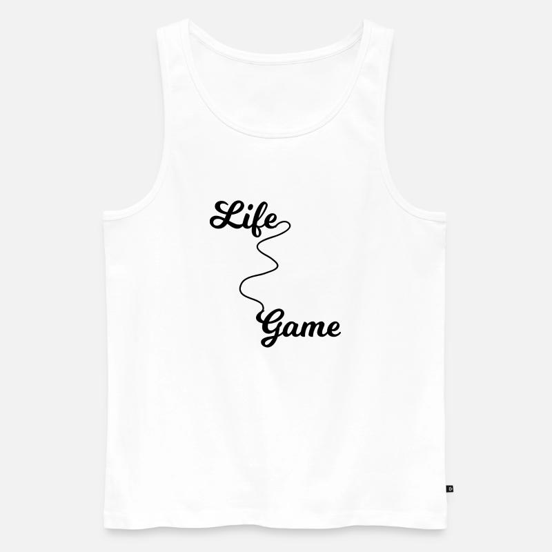 Game Gaming PC - Männer Premium Bio Tank Top - Weiß