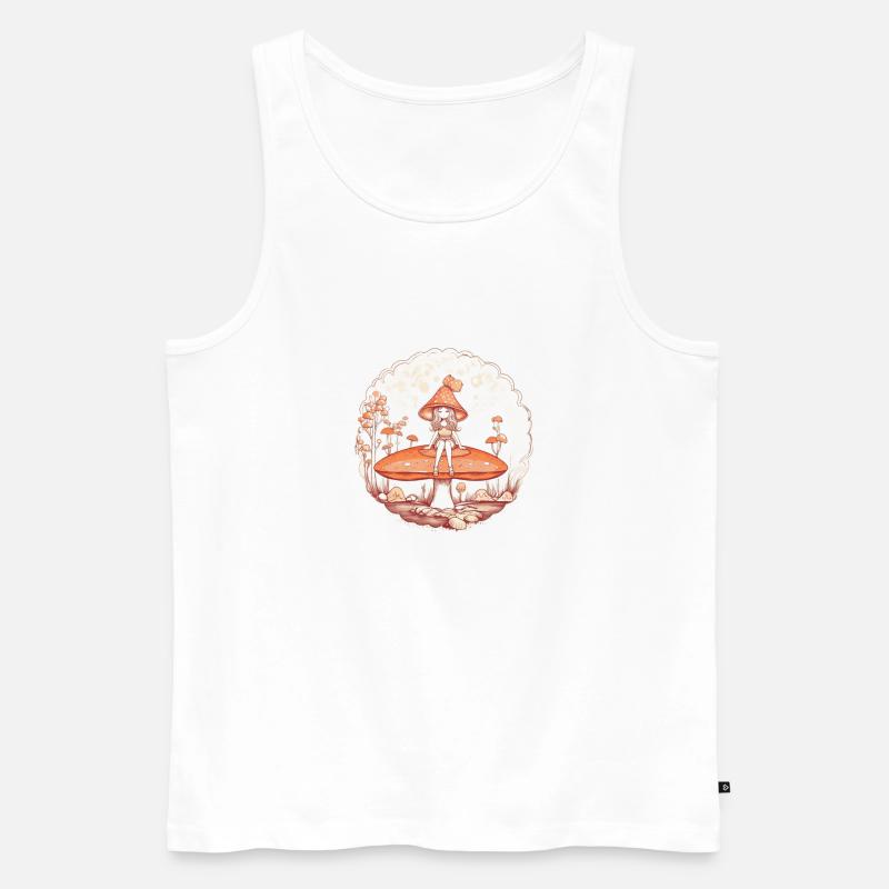 Märchen Fee - Männer Premium Bio Tank Top - Weiß