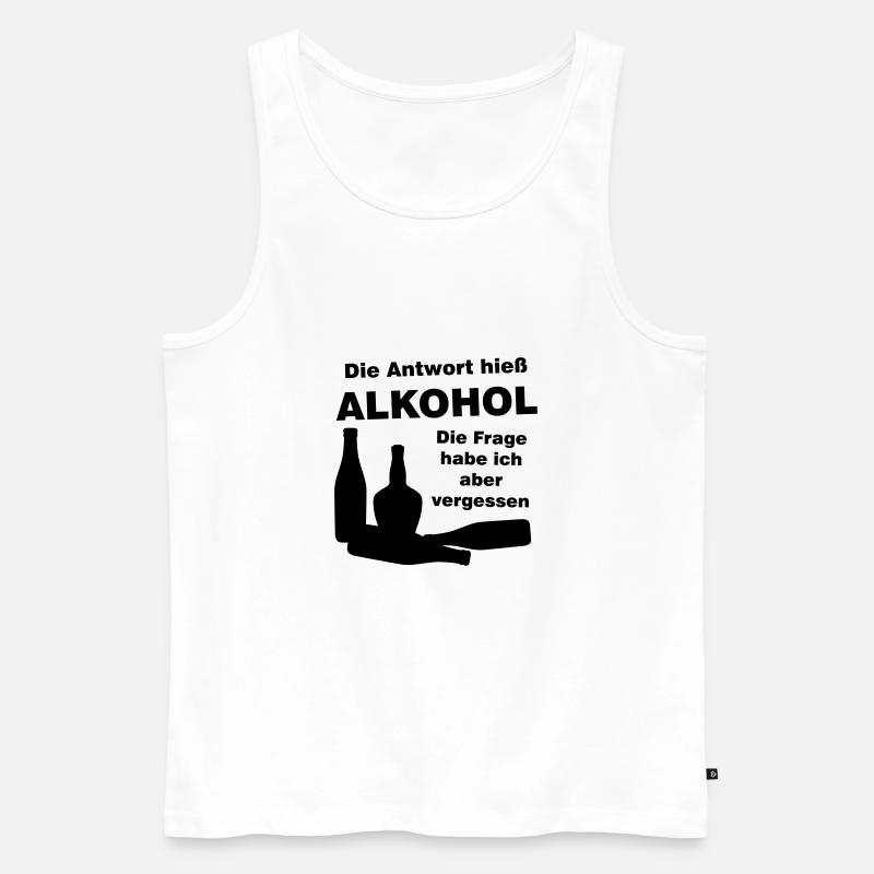 alkohol - Männer Premium Bio Tank Top - undefined