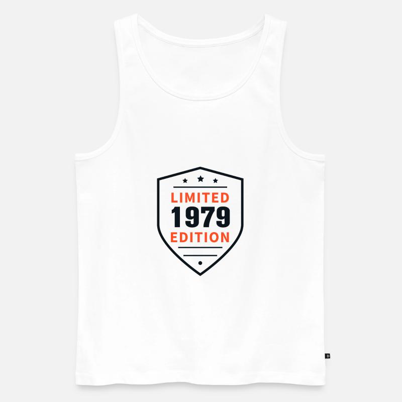 Limitierte Version 1979 - Männer Premium Bio Tank Top - Weiß