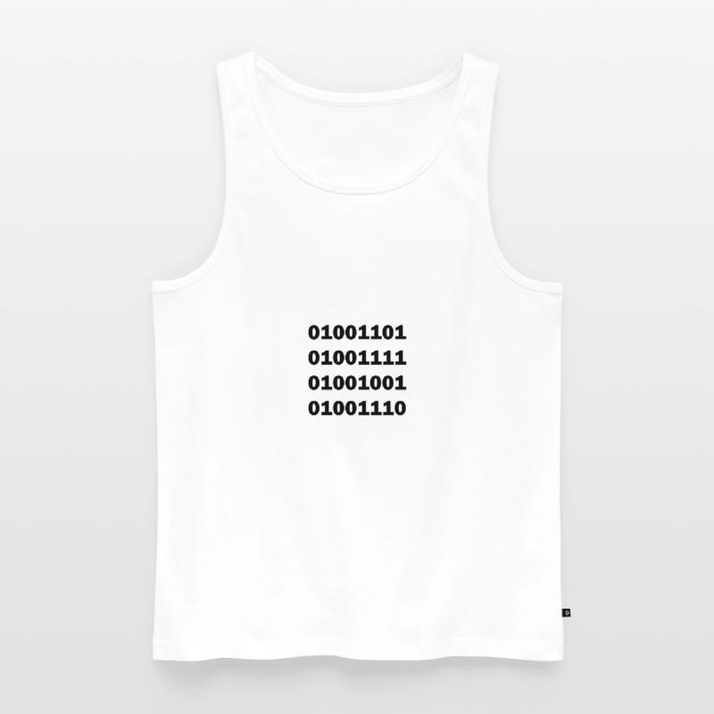 Binary code MOIN Men's Premium Organic Tank Top