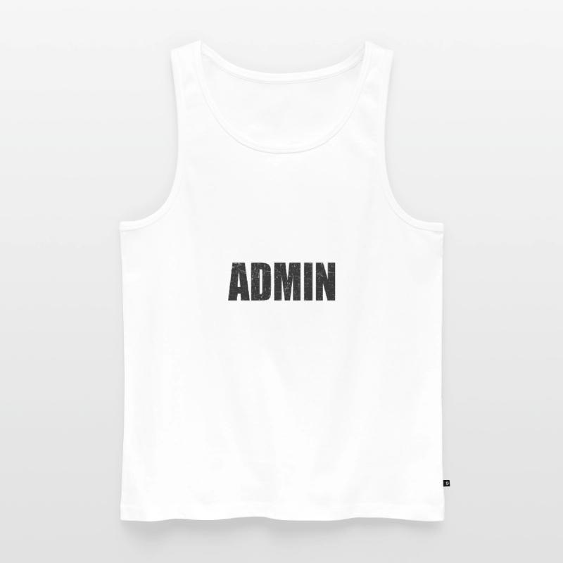 admin Programmierer Linux IT Geschenkidee Männer Premium Bio Tank Top