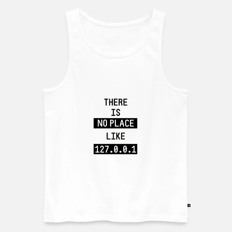 Funny Software Developer Engineer Programmer - Men's Premium Organic Tank Top - white